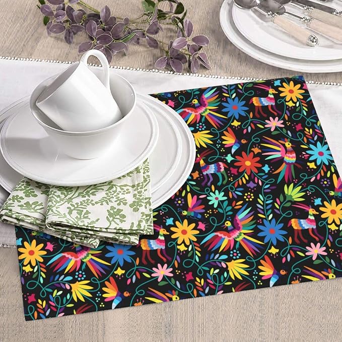 Mexican Folk Art Otomi Dish Drying Mats - Image 3
