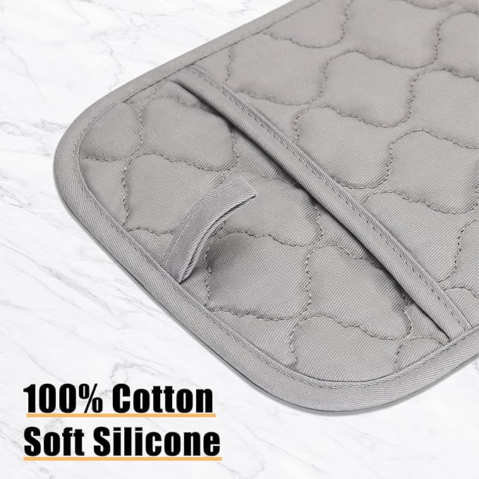 Oven Mitts Kitchen Towels and Dishcloths Pot Holders Sets, Oven Gloves Kitchen - Image 4