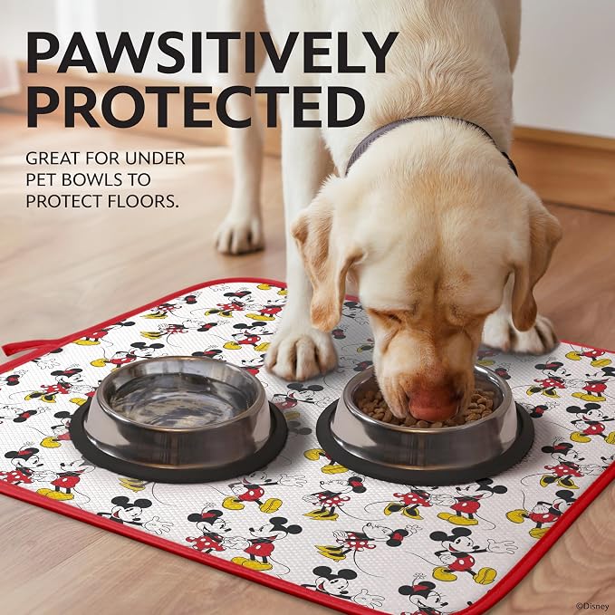 Disney Dish Drying Mats for Kitchen Counter – 16" x 18" Absorbent Kitchen - Image 5