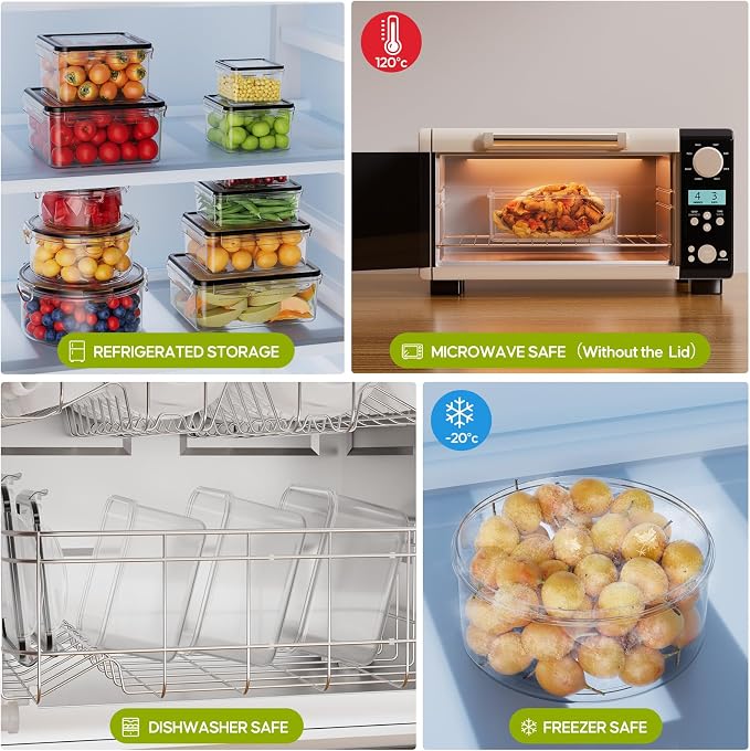 42 PCS Food Storage Containers - Image 6