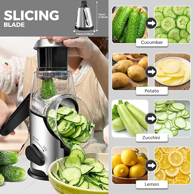 Airpro Rotary Cheese Grater - Image 4