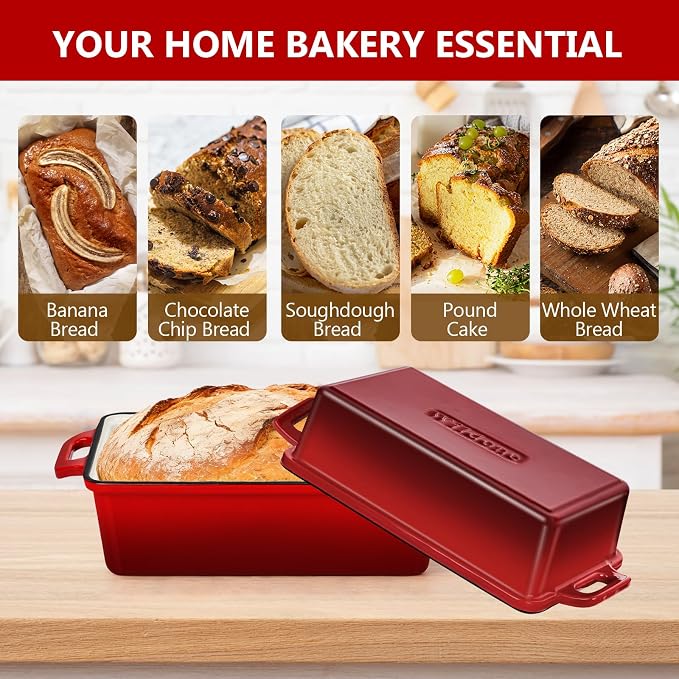 Wildone Enameled Cast Iron Bread Loaf Pan - Image 7