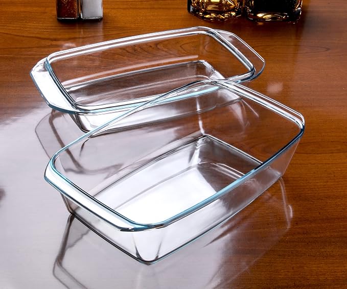 Rectangular Tempered Glass Casserole Dish - Image 7