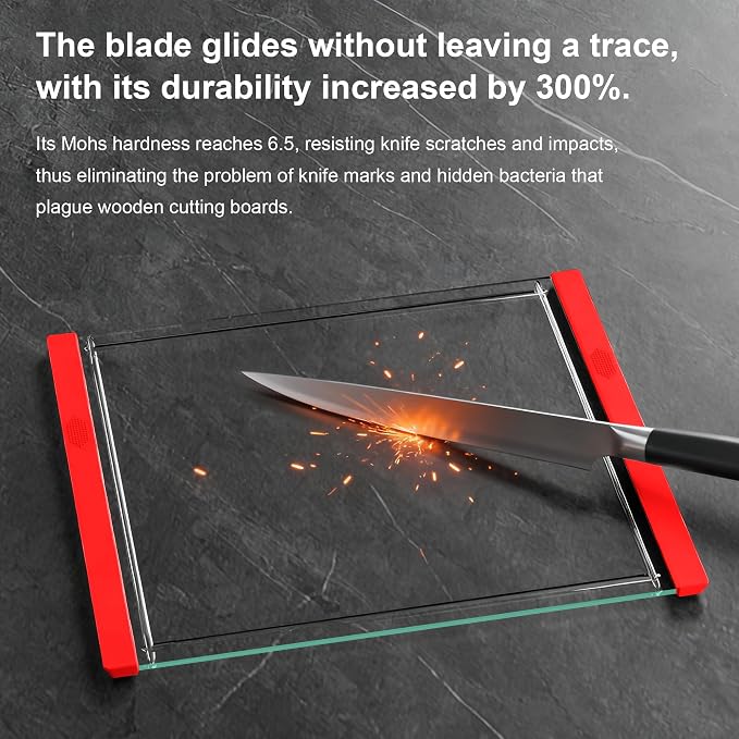 Tempered Glass Cutting Board Set - Image 6