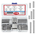 110Pcs Dowel Pins Shelf Support Pegs Kit, Stainless Steel Shelf Support Pin by AIMUNOK