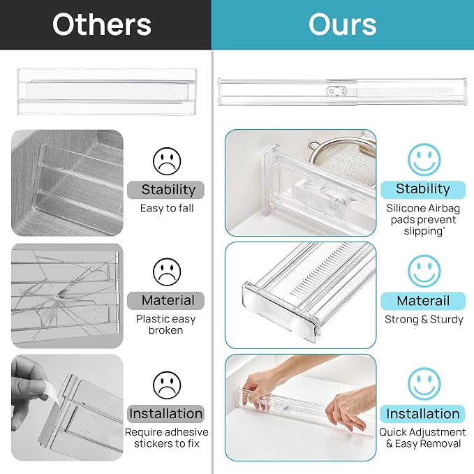 Vtopmart 12 Pack 2.36" Short Upgrade Drawer Dividers - Image 7