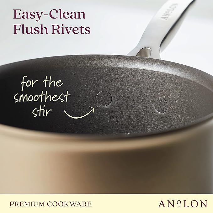 Anolon Ascend Hard Anodized Nonstick Sauce Pan/Saucepan and Lid - Image 7