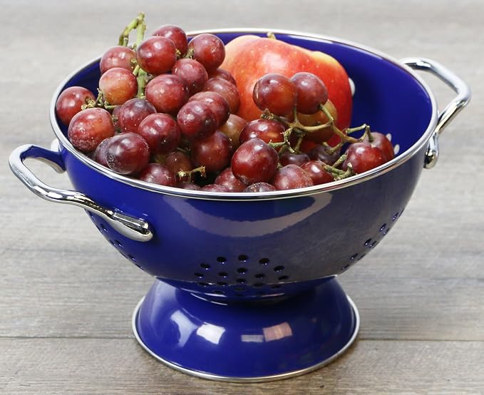 Calypso Basics by Reston Lloyd Powder Coated Enameled Colander, 1.5 Quart - Image 4