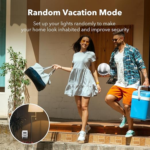 BN-LINK Indoor Digital Light Timer, 7 Day Programmable Plug - Image 6