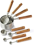 8PCS Measuring Cups, DAJLFA Stainless Steel Measuring Cups and Spoons Set by Unknown