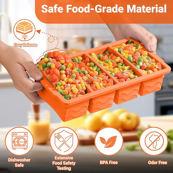 Silicone Freezer Molds for Soup - Image 3