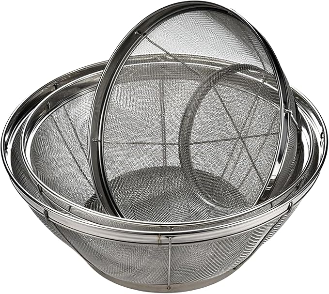 Fine Mesh Strainer for Kitchen, 5 Quart Stainless Steel Colander Bowl for Pasta - Image 7