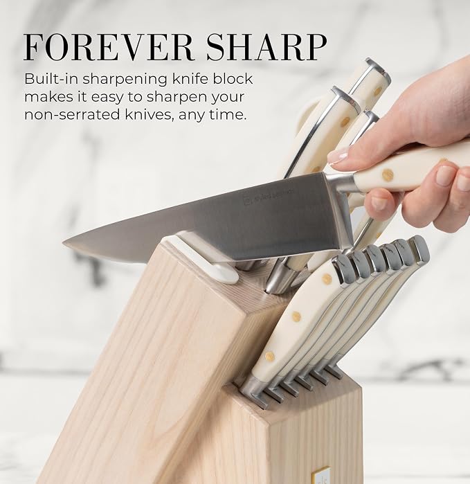 Styled Settings White Knife Set - Image 2