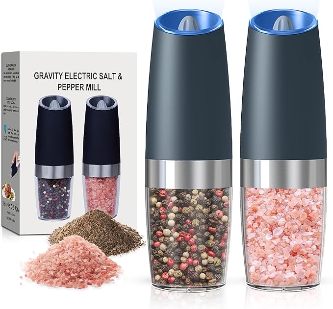 Battery Operated Salt And Pepper Grinder Set by Unknown