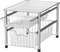 Simple Houseware Stackable 2 Tier Sliding Basket Organizer Drawer by SimpleHouseware