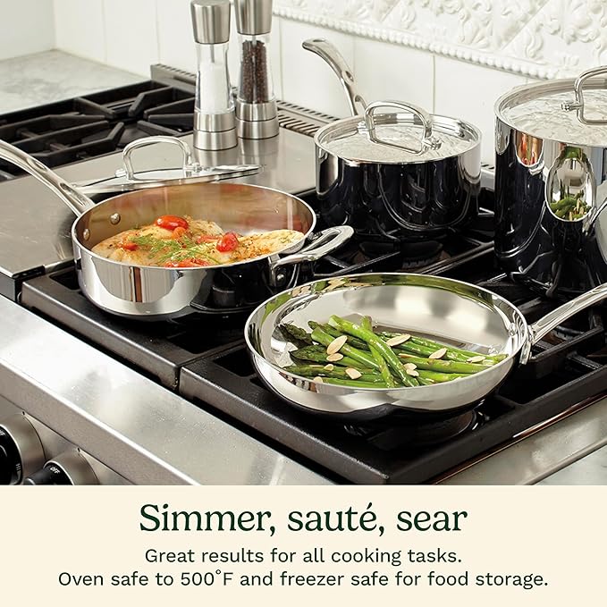 Cuisinart FCT-13 13-Piece Cookware Set French Classic Tri-Ply - Image 2