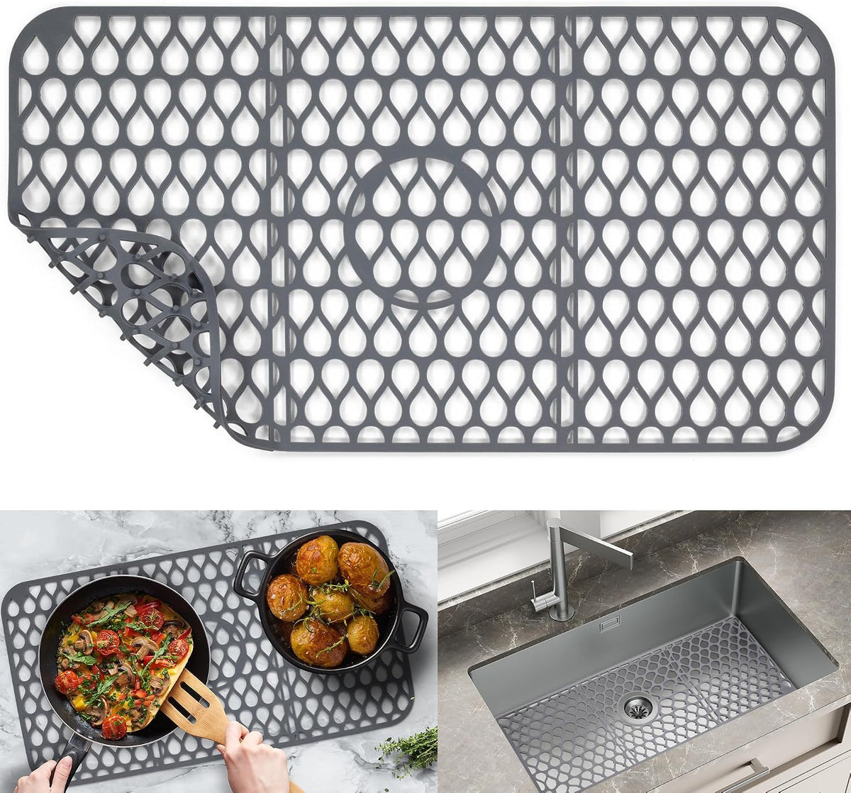 Silicone Sink Protector for Kitchen Sink – Extra Large 26" x 14"