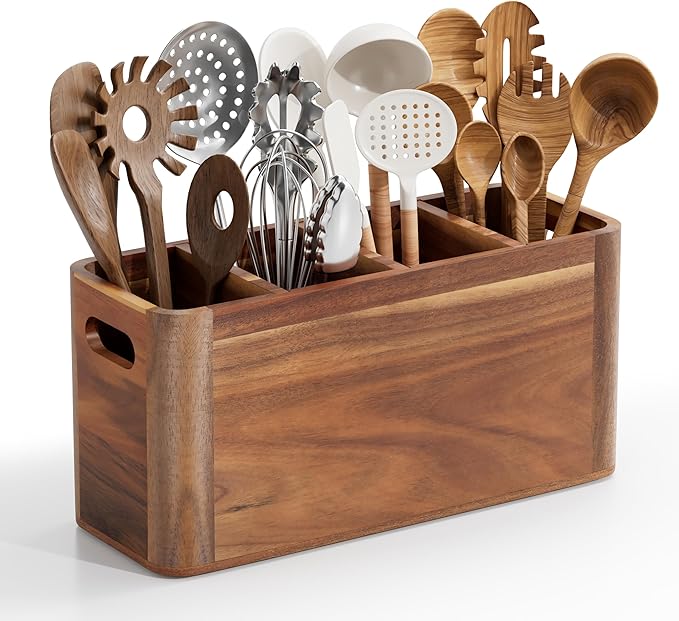 ZUJJAFY Utensil Holder, Extra Large Kitchen Utensil Holder by ZUJJAFY