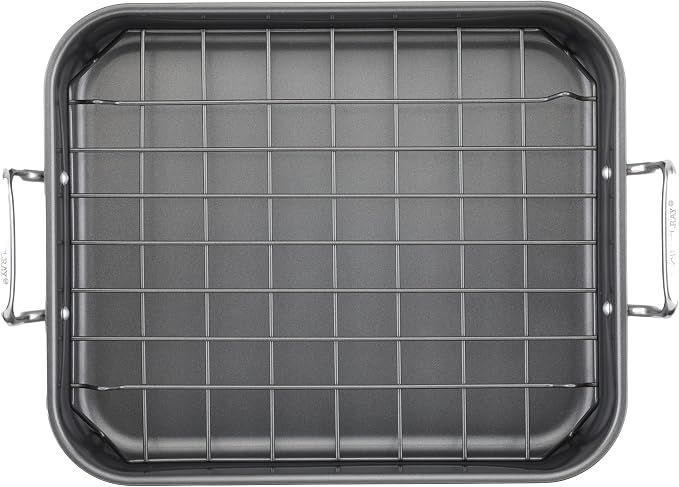 Rachael Ray Bakeware Nonstick Roaster/Roasting Pan - Image 11