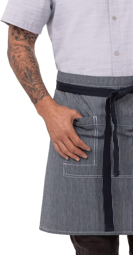 Chef Works Unisex Portland Half Bistro Apron - Image 5