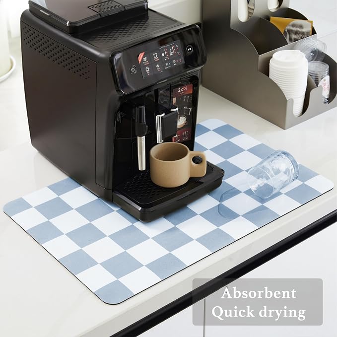 Ohocut Checkered Dish Drying Mat - Image 4