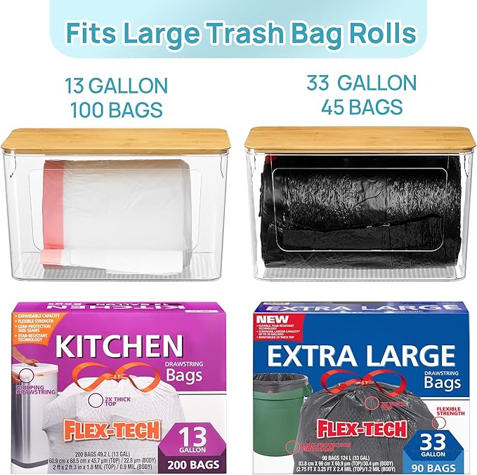 Vtopmart 2 Pack Trash Bag Holder - Image 3