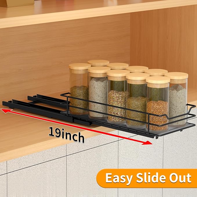 BOIVSHI Pull Out Spice Rack Organizer - Image 5