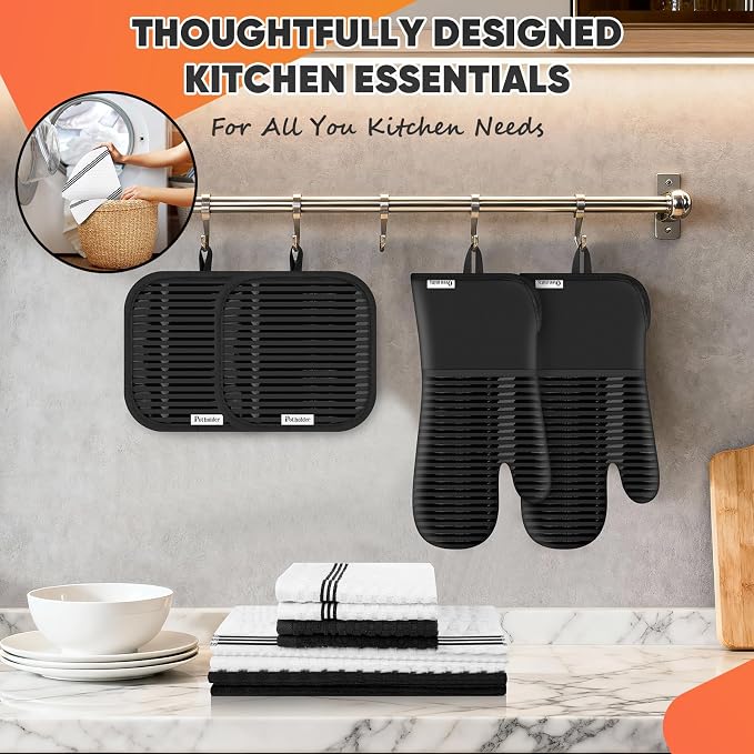 Oven Mitts Kitchen Towels and Dishcloths - Image 5