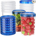 10 Pack-32 OZ Freezer Storage Containers, Small Plastic Food Storage Containers by HelpYouSaveMoreSpace
