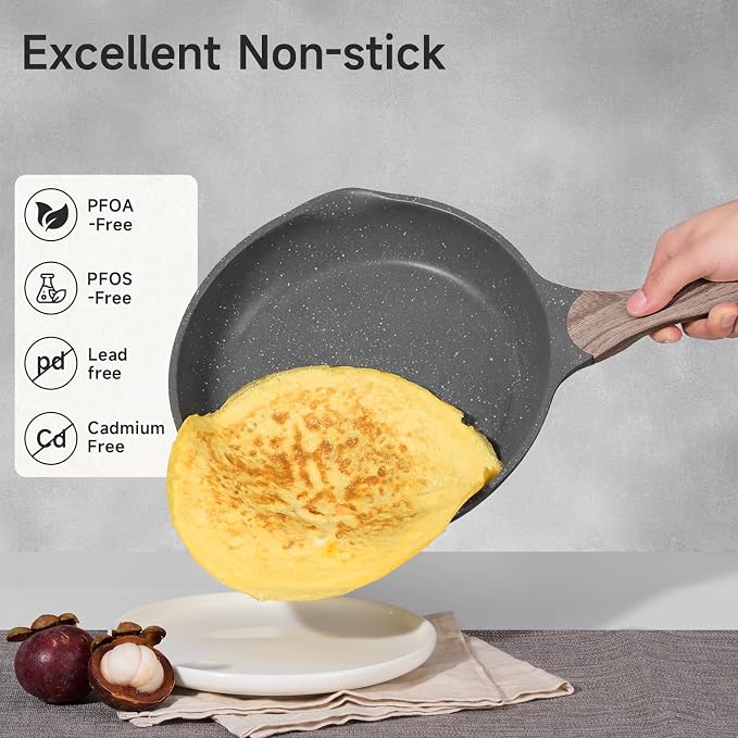 JEETEE Pots and Pans Set Non Stick 23pcs, Healthy Kitchen Cookware Sets - Image 3