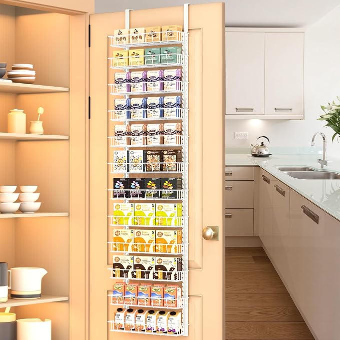Churboro Over the Door Pantry Organizer Rack by Churboro