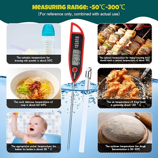 Copkim 12 Set Waterproof Food Thermometer - Image 4