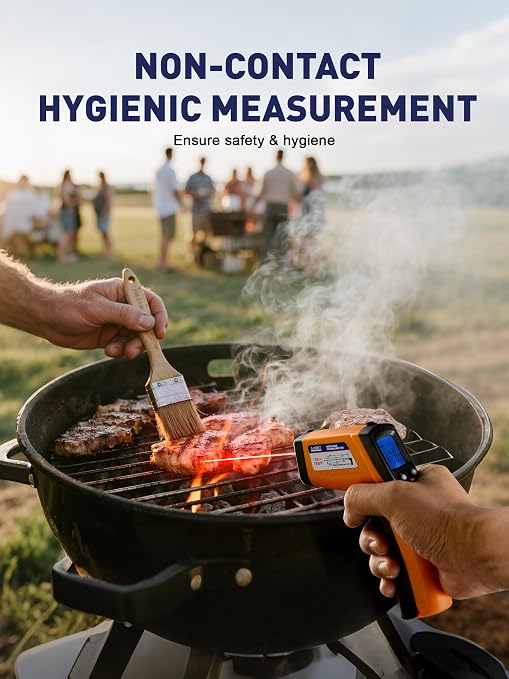 SMART JERRY - Infrared Thermometer Gun | Non-Contact Digital Temperature Gun - Image 4