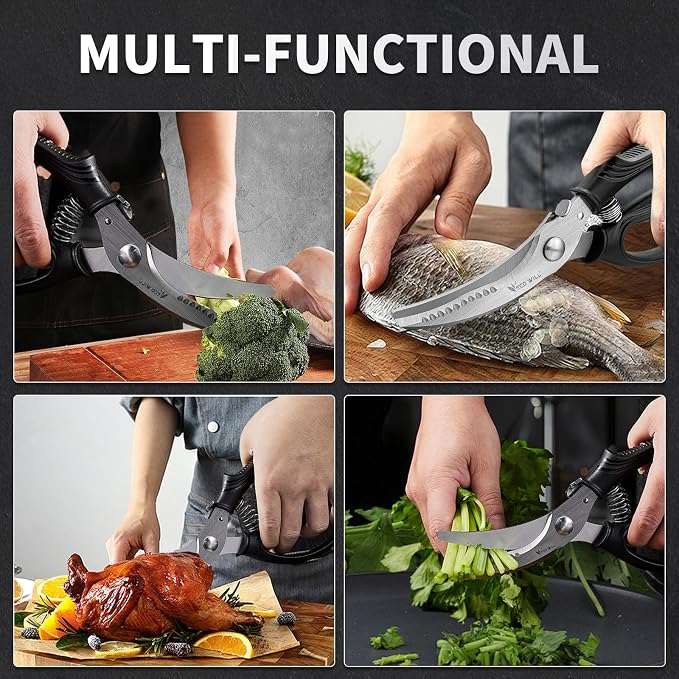 Heavy Duty Kitchen Poultry Shears - Image 7