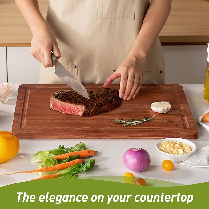 Extra Large Bamboo Cutting Board - Image 7