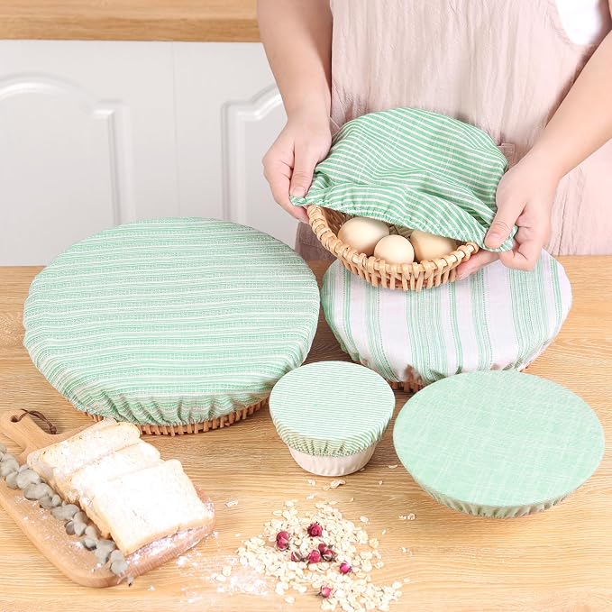 Reusable Bowl Covers, 5 Size Stretch Cloth Bowl Covers - Image 3