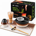 7-Piece Ceramic Matcha Whisk Set, Matcha Kit Set with Bowl &