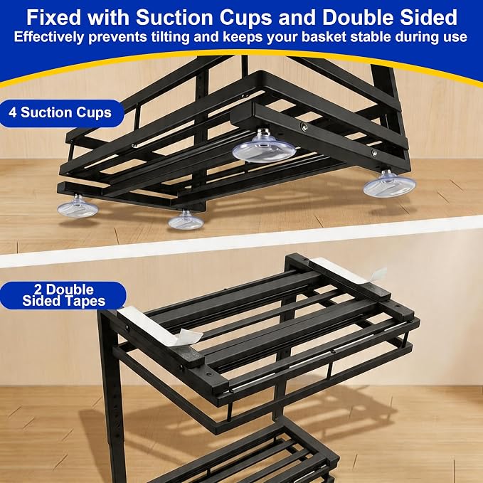 Under Sink Organizer, Dual-Rail Ball-Bearing, Under Kitchen Sink Organizer - Image 7