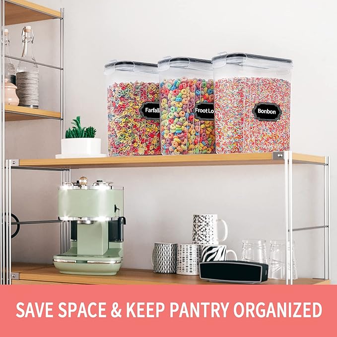 PRAKI Large Dry Food Storage Containers - Image 5