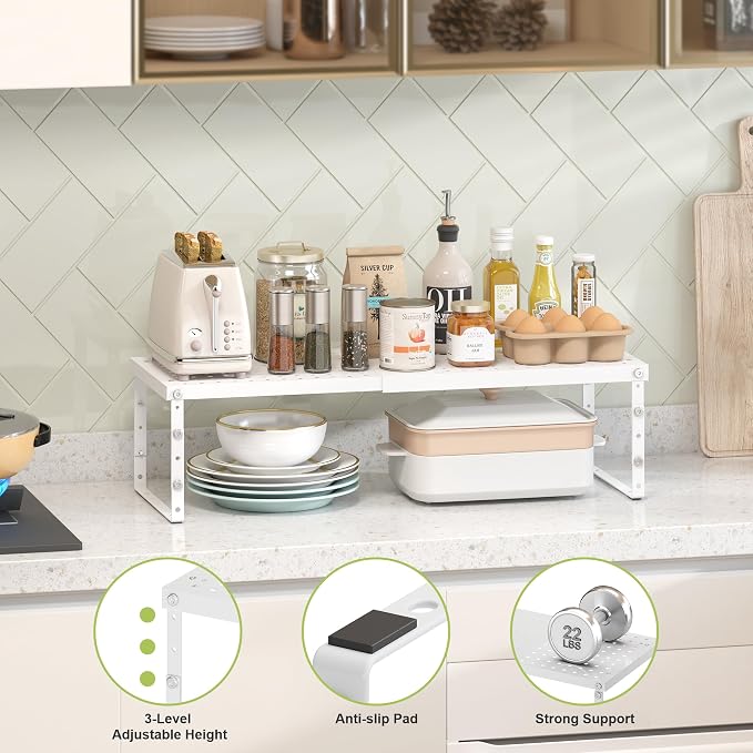RUILALIFE Expandable Cabinet Organizer Shelf - Image 3