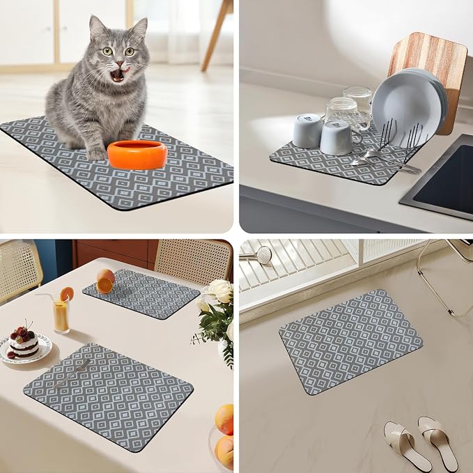 Bloss Dish Drying Mat, Fit Under Coffee Maker Machine/Kitchen Counter - Image 4