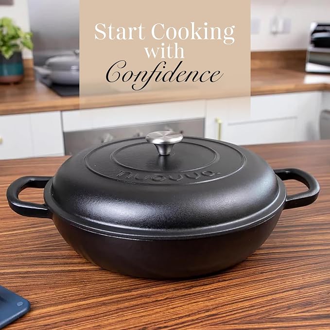 Shallow Cast Iron Casserole - Image 2
