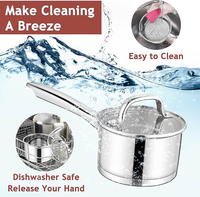E-far Stainless Steel Saucepan - Image 7