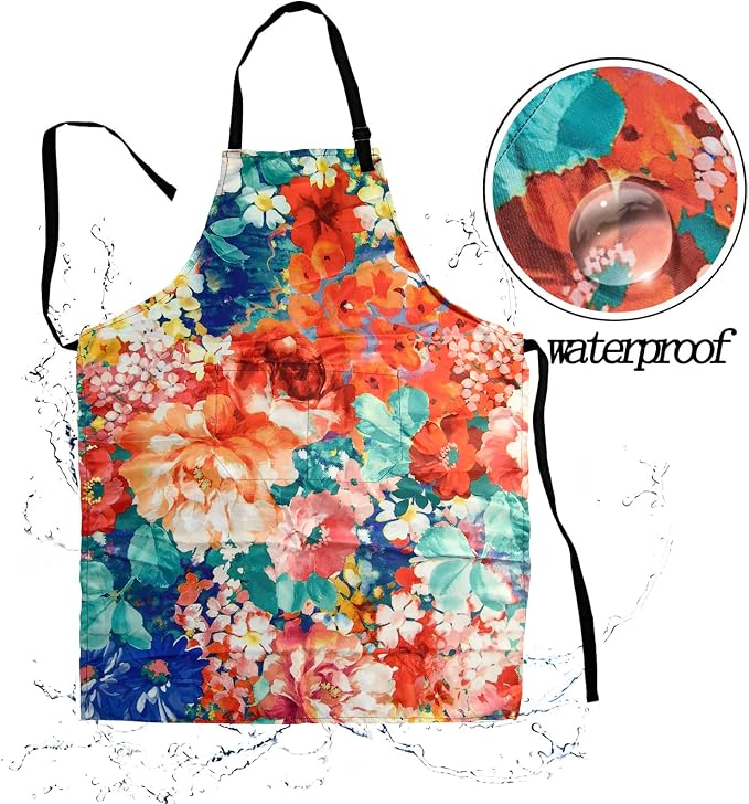 Adjustable Waterproof Apron Bib Apron - Image 5