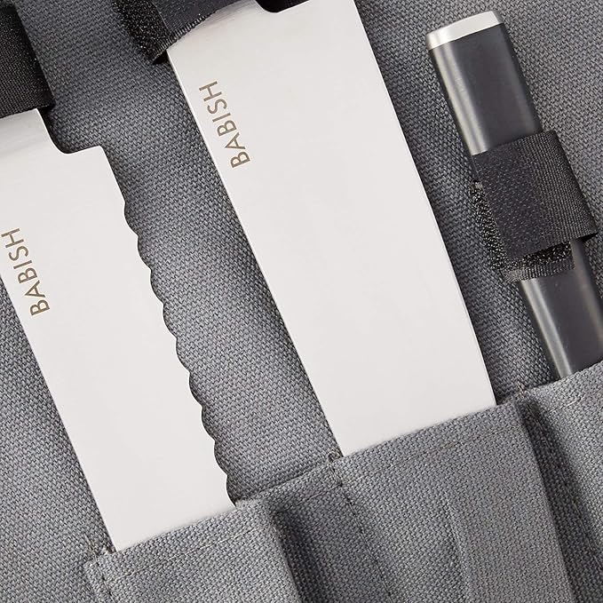 Babish German High-Carbon 1.4116 Steel Cutlery Knife Set, 3-Piece w/Kitchen - Image 5