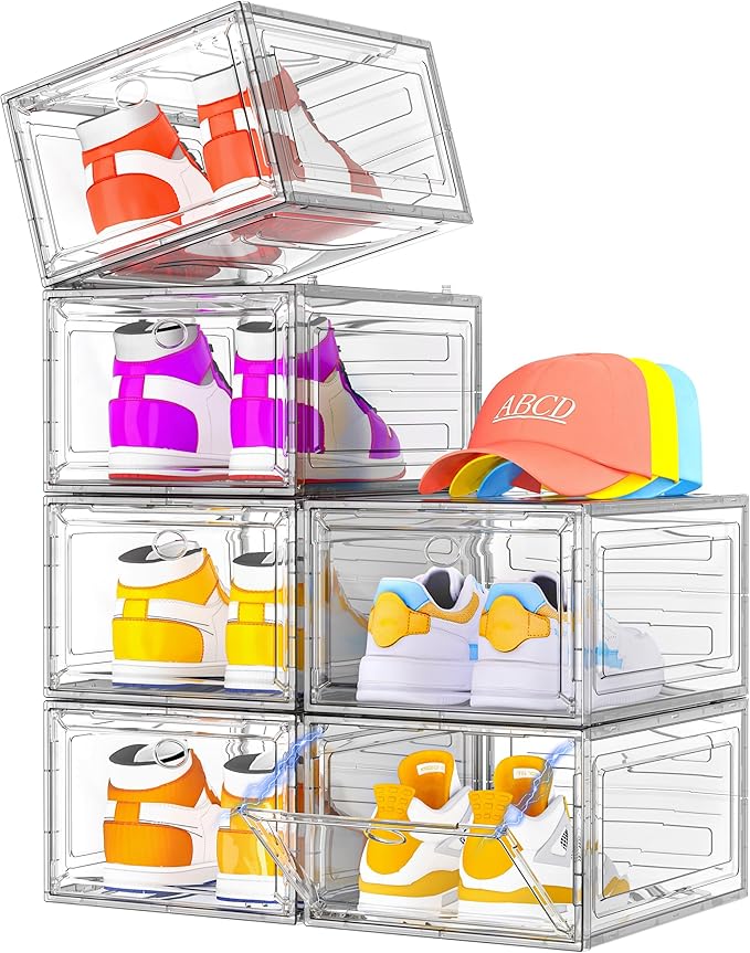 Thickened Clear Shoe Storage Organizer by 7+code
