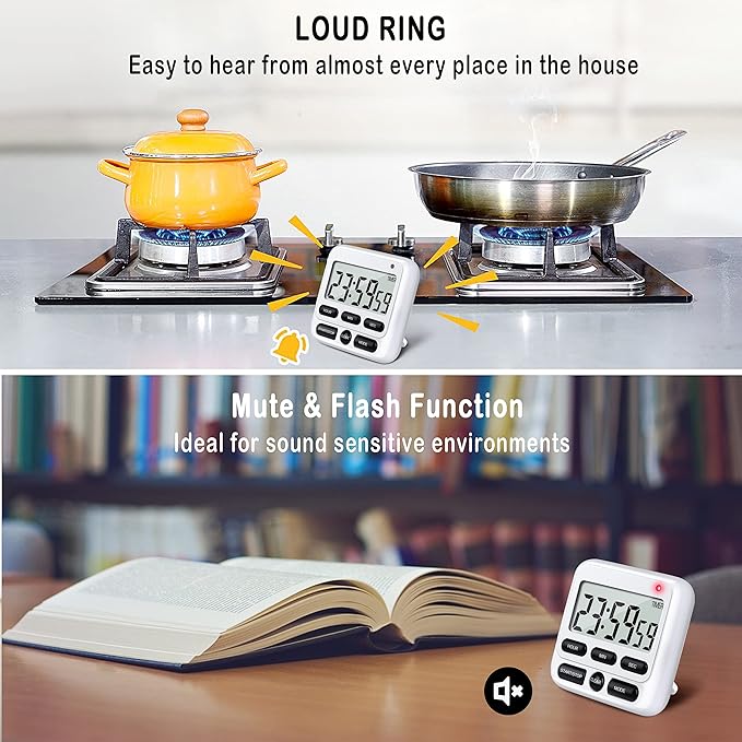 KTKUDY Digital Kitchen Timer - Image 3
