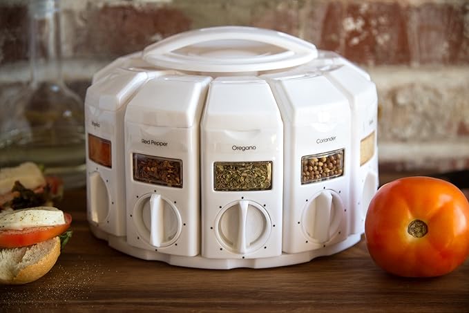 KitchenArt Spice Rack, Select-A-Spice Auto-Measure Rotating Spice Rack - Image 2
