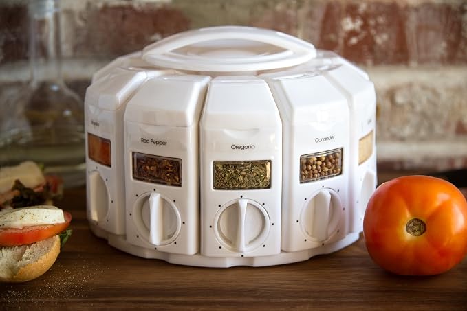 KitchenArt Spice Rack, Select-A-Spice Auto-Measure Rotating Spice Rack - Image 12