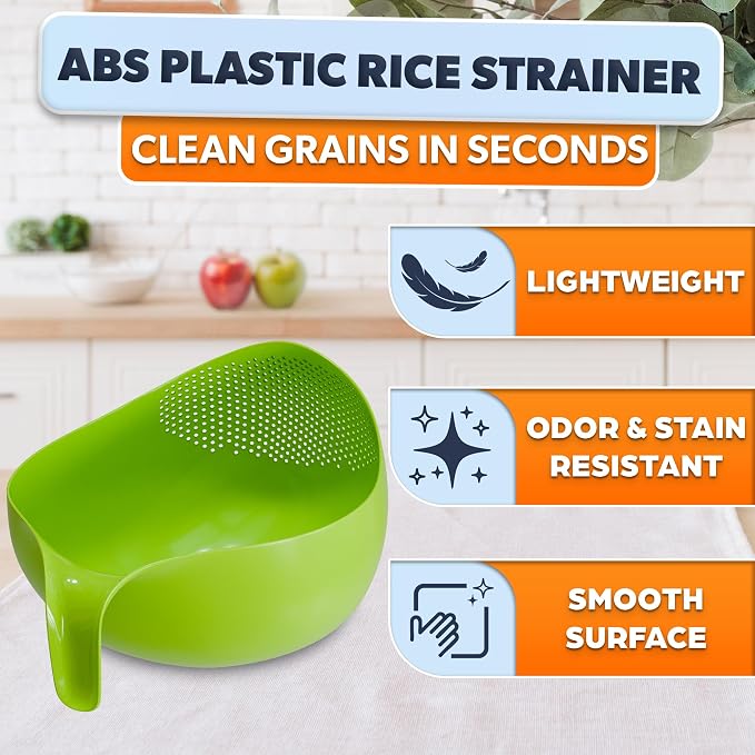 Rice Strainer with Handle - Image 3